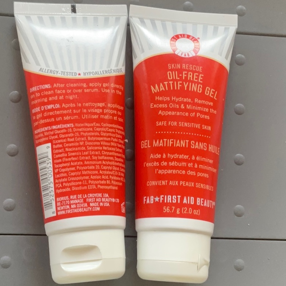 FIRST AID BEAUTY (FAB) Skin Rescue Oil-Free Mattifying Gel, NWT